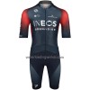Set Fietsshirt + Korte Koersbroek 2023 INEOS Grenadiers Donkerblauw